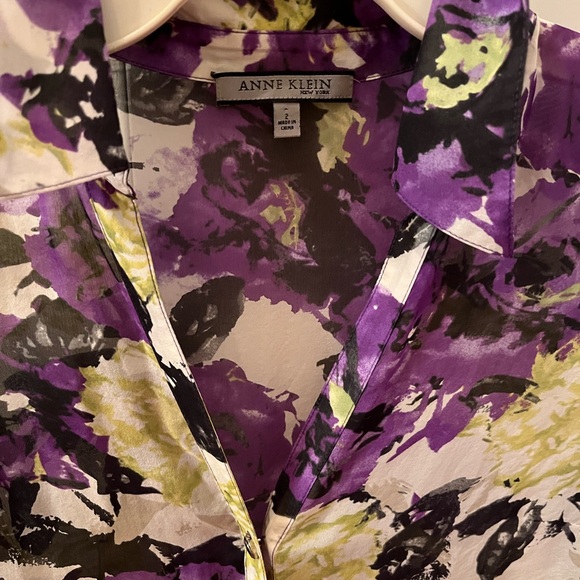 Anne Klein New York silk blouse - Picture 5 of 11